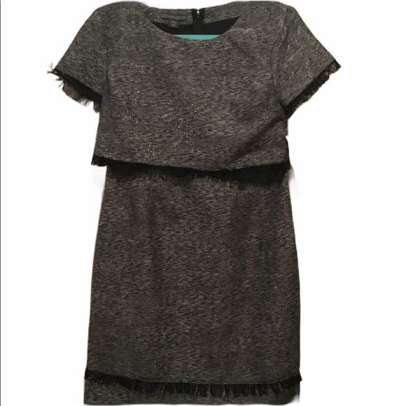 Silver & Black Dress ELEGANT 👗 - Picture 1 of 8